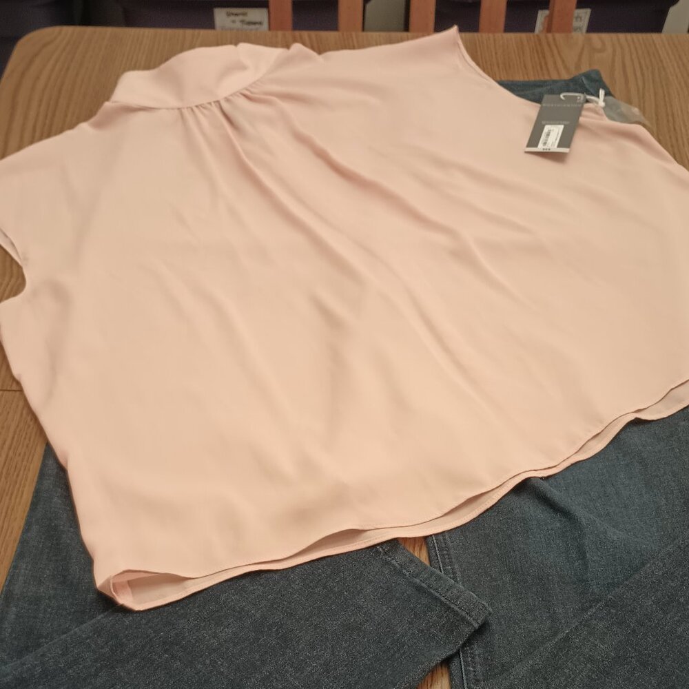 Worthington Size 1X Peach Top (NWT)